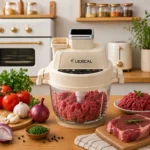 Hachoir À Viande Lexical LCH-1979 Beige – 3L – 600W
