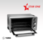 Four électrique STARONE 45 L avec chaleur tournante – Noir LX-3520T